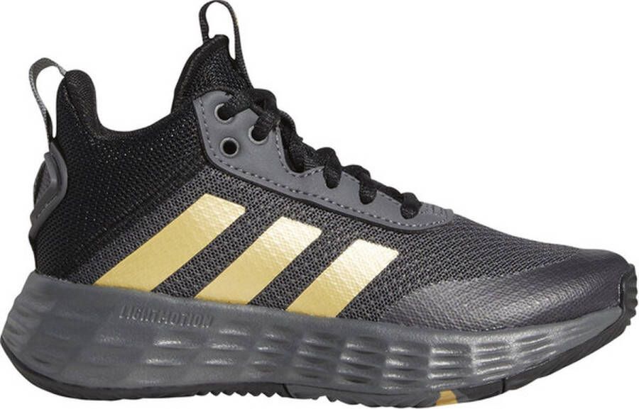 Adidas Own The Game 2.0 Basketbalschoenen Kid Grey Five Matte Gold Core Black Kinderen