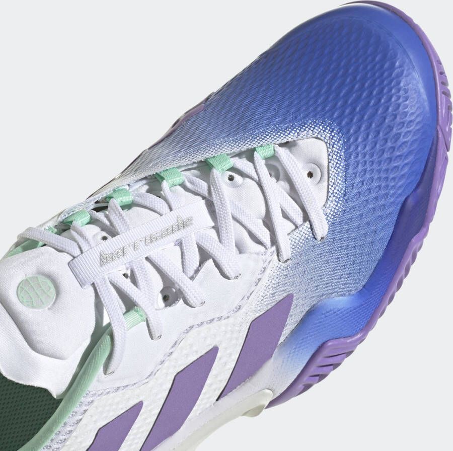 Adidas Performance Barricade Tennis Schoenen Dames Blauw