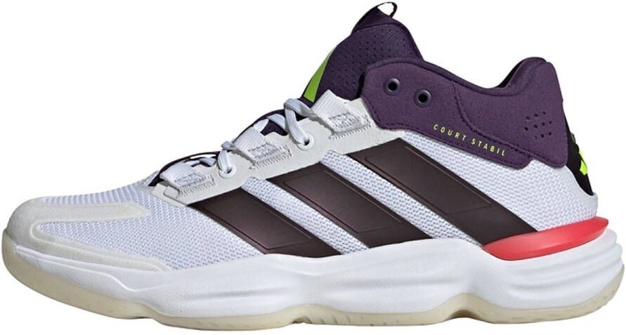 Adidas Performance Court Stabil Indoor Schoenen Heren Wit