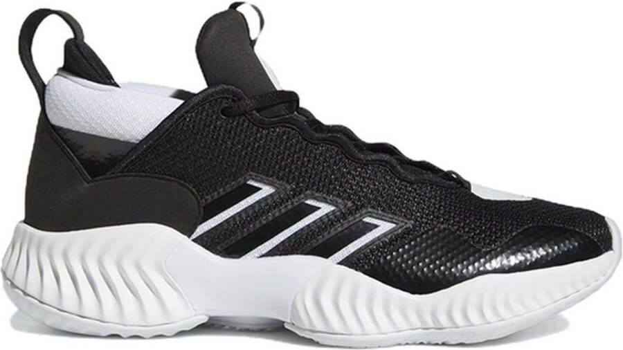 adidas Performance Court Vision 3 De schoenen van het basketbal Gemengde volwassene Zwarte