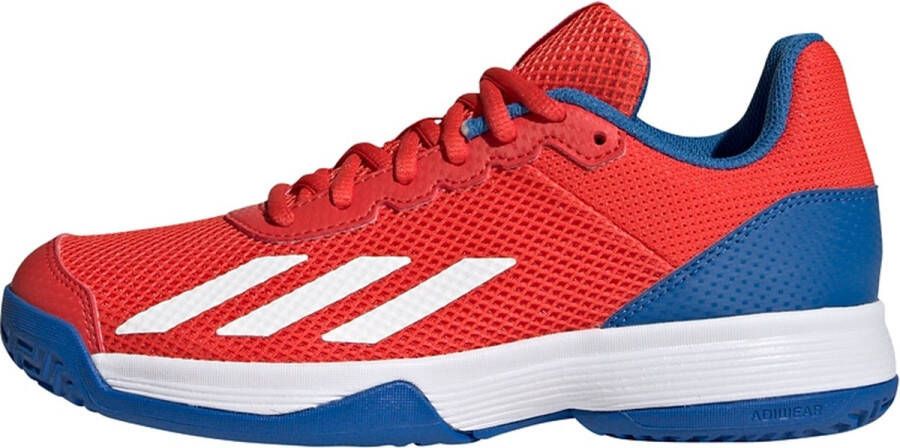 adidas Performance Courtflash Tennis Schoenen Kinderen Rood