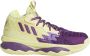 Adidas Performance Dame 8 C De schoenen van het basketbal Gemengd kind Geel - Thumbnail 1