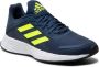 Adidas Perfor ce Duramo SL hardloopschoenen donkerblauw geel zilver kids - Thumbnail 2