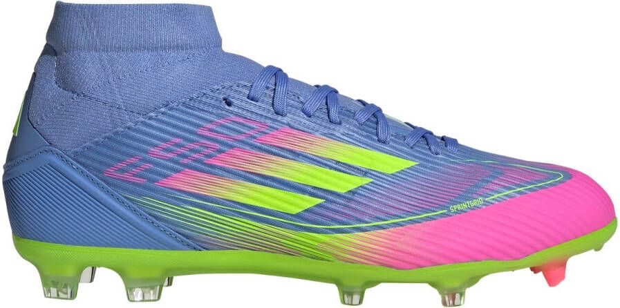 Adidas Performance F50 League Mid Firm Multi-Ground Voetbalschoenen Dames Blauw