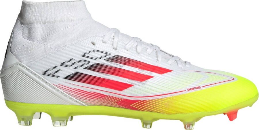 Adidas Performance F50 League Mid Firm Multi-Ground Voetbalschoenen Dames Wit