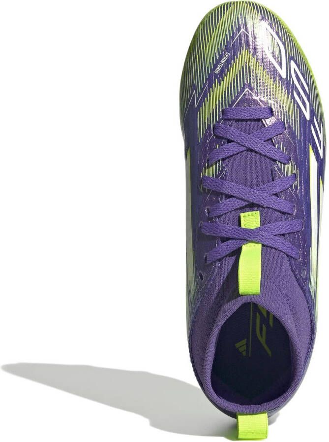 Adidas Perfor ce F50 League Mid Firm Multi-Ground Voetbalschoenen Kids Kinderen Paars