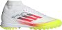 Adidas Performance F50 League Mid Turf Voetbalschoenen Dames Wit - Thumbnail 1