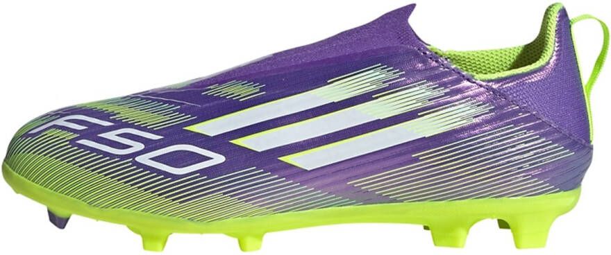 Adidas Perfor ce F50 League Veterloze Turf Voetbalschoenen Kids Kinderen Paars