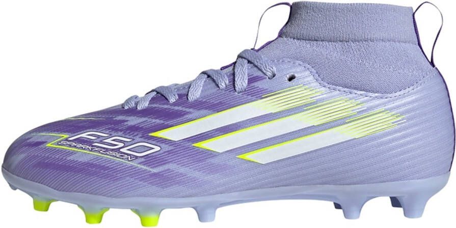 adidas Performance F50 Sparkfusion League Firm Ground Artificial Grass Voetbalschoenen Kids Kinderen Paars