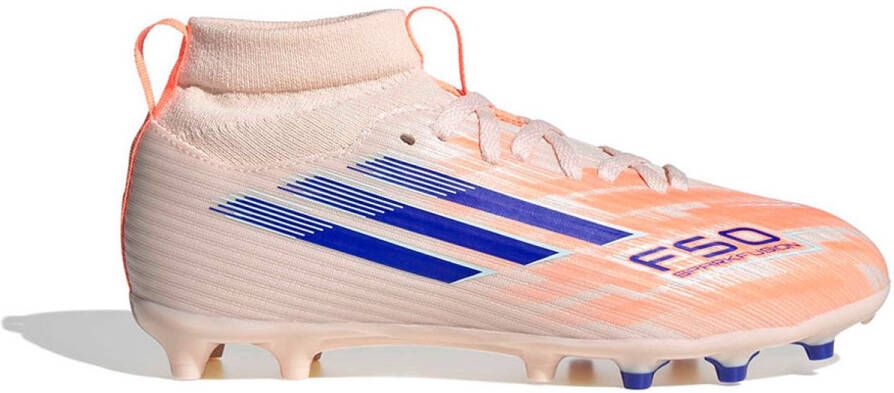 Adidas Perfor ce F50 Sparkfusion League Firm Ground Artificial Grass Voetbalschoenen Kids Kinderen Oranje