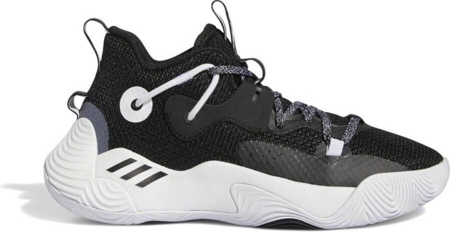 Adidas Performance Harden Stepback 3 J De schoenen van het basketbal Gemengd kind Zwarte