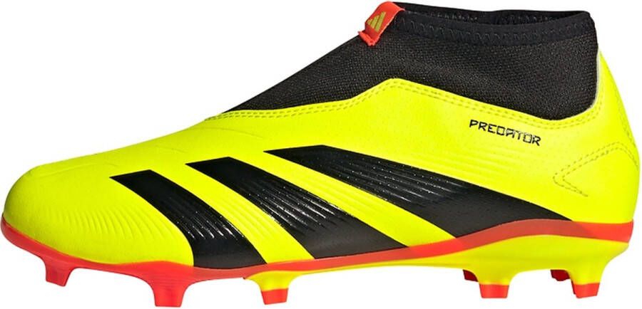 Adidas Predator League Laceless FG Junior Team Solar Yellow 2 Core Black Solar Red Team Solar Yellow 2 Core Black Solar Red