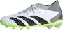 Adidas Predator Accuracy.3 Gras Kunstgras Voetbalschoenen (MG) Kids Wit Grijs Felgeel Zwart - Thumbnail 1