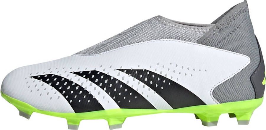 Adidas Perfor ce Predator Accuracy.3 Veterloze Firm Ground Voetbalschoenen Kinderen Wit