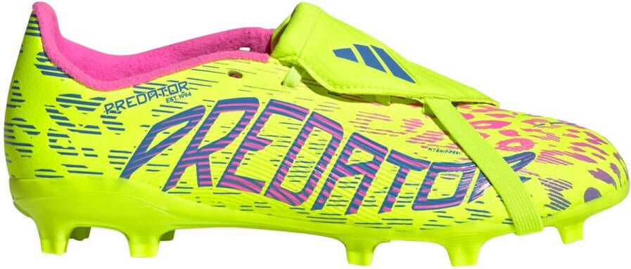 Adidas Perfor ce Predator League Fold-Over Tongue Firm Ground Voetbalschoenen Kids Kinderen Groen