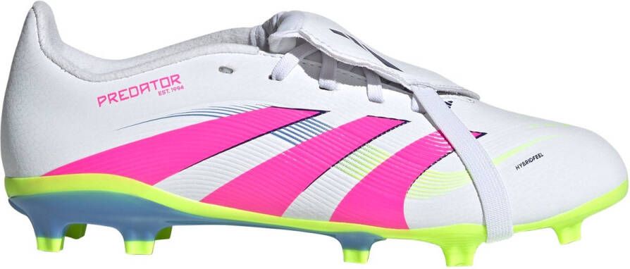 Adidas Perfor ce Predator League Fold-Over Tongue Firm Ground Voetbalschoenen Kids Kinderen Wit