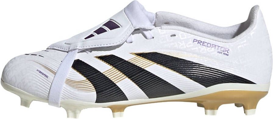 Adidas Perfor ce Predator League Fold-Over Tongue Firm Multi-Ground Voetbalschoenen Kids Kinderen Wit