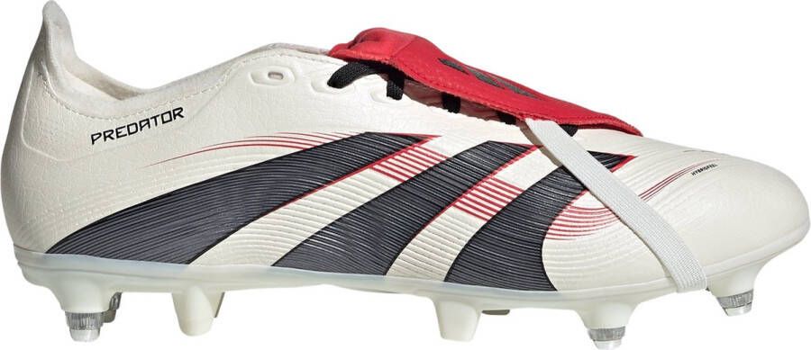 Adidas Perfor ce Predator League Fold-Over Tongue Soft Ground Voetbalschoenen Unisex Wit