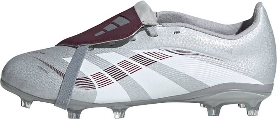 Adidas Perfor ce Predator League JB Fold-Over Tongue Firm Multi-Ground Voetbalschoenen Kids Kinderen Zilver