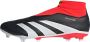 Adidas Predator League Laceless FG Core Black Cloud White Solar Red- Core Black Cloud White Solar Red - Thumbnail 5