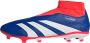 Adidas Predator League Laceless FG Lucid Blue Cloud White Solar Red- Lucid Blue Cloud White Solar Red - Thumbnail 1