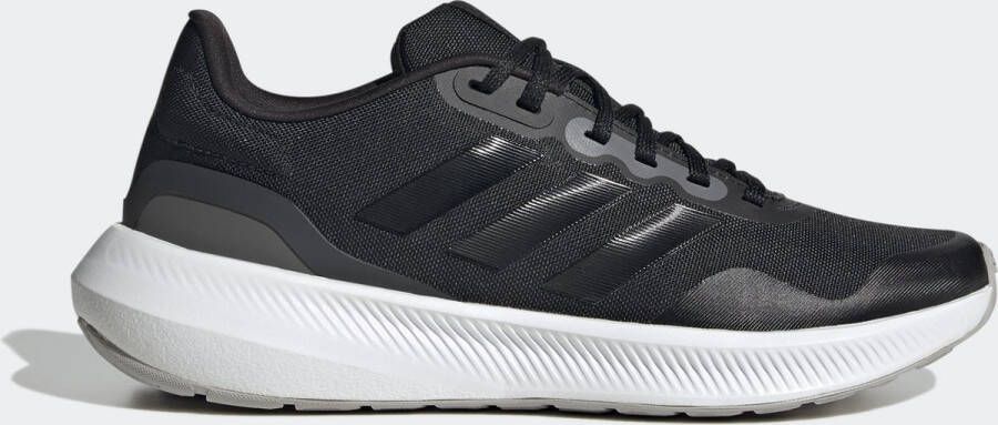 Adidas Performance Runfalcon 3.0 hardloopschoenen zwart antraciet wit - Foto 2