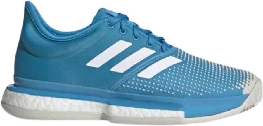 Adidas Performance Sole Court Boost Clay Tennisschoenen Mannen blauw