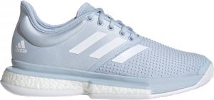 Adidas Performance Solecourt W Primeblue De schoenen van het tennis Vrouwen Blauwe 40