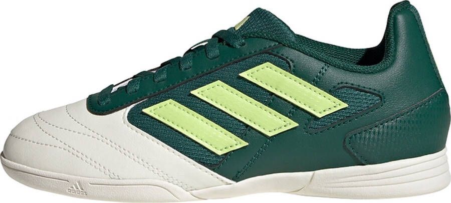 Adidas Performance Super Sala 2 Jr. zaalvoetbalschoenen donkergroen limegroen wit Jongens Meisjes Imitatieleer 37 1 3 - Foto 2