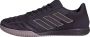 Adidas Top Sala Competition Zaalvoetbalschoenen (IN) Zwart Donkergrijs Paars - Thumbnail 1