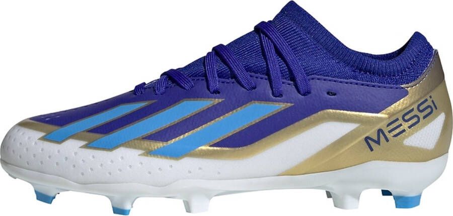 Adidas Perfor ce X Crazyfast Messi League Firm Ground Voetbalschoenen Kinderen Blauw