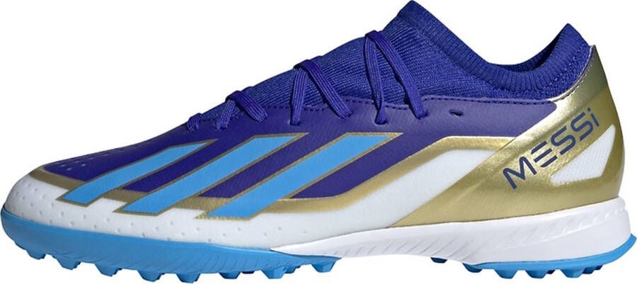 Adidas Performance X Crazyfast Messi League Turf Voetbalschoenen Unisex Blauw