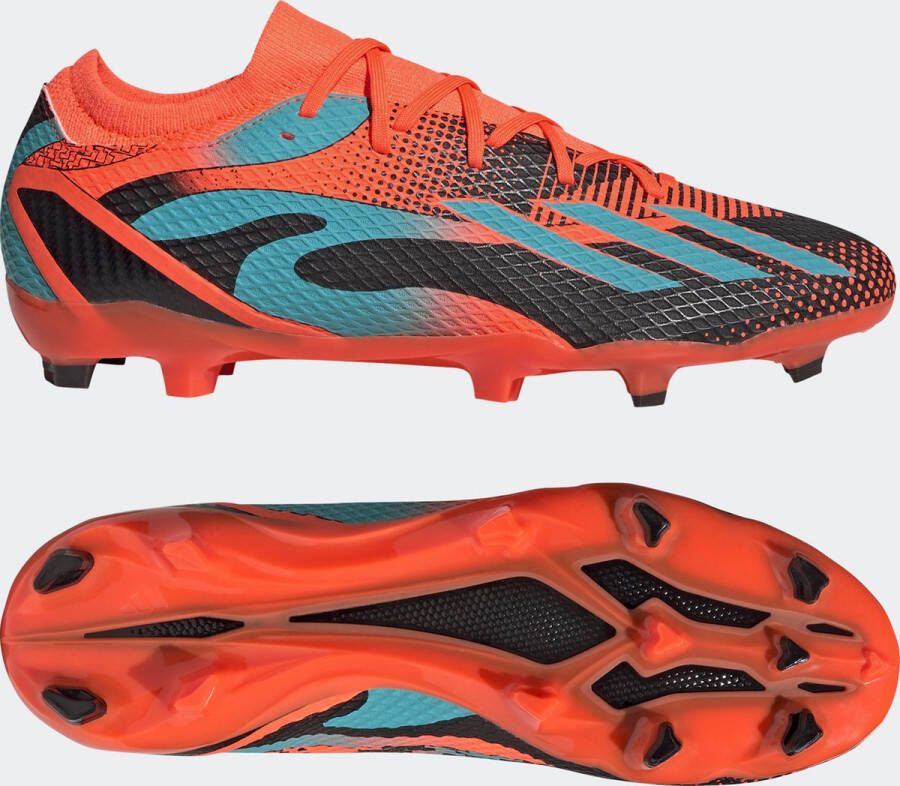 Adidas Perfor ce X Speedportal Messi.3 Firm Ground Voetbalschoenen Unisex Oranje