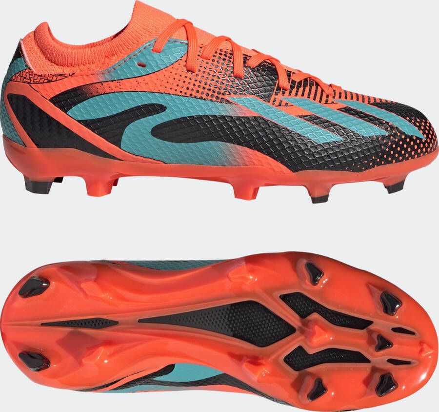 adidas Performance X Speedportal Messi.3 Firm Ground Voetbalschoenen Kinderen Oranje