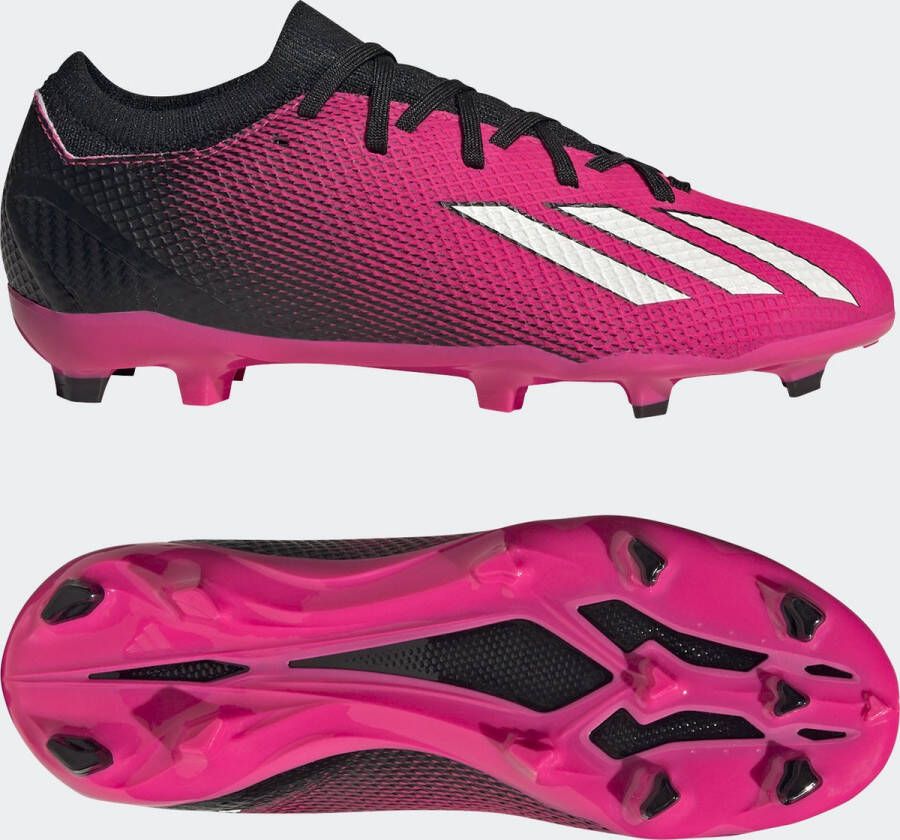 Adidas Perfor ce X Speedportal.3 Firm Ground Voetbalschoenen Kinderen Roze