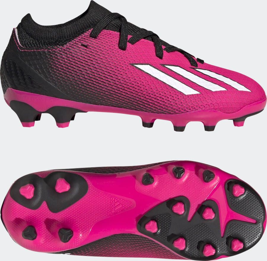 Adidas Performance X Speedportal.3 Multi-Ground Voetbalschoenen Kinderen Roze