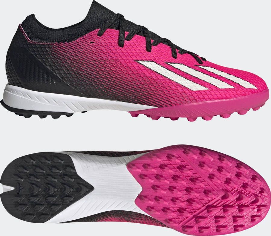 Adidas Perfor ce X Speedportal.3 Turf Voetbalschoenen Unisex Roze