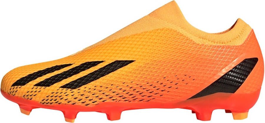 Adidas Perfor ce X Speedportal.3 Veterloze Firm Ground Voetbalschoenen Unisex Goud
