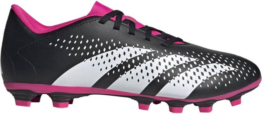 Adidas Performance Predator Accuracy.4 FxG Sr. voetbalschoenen zwart wit fuchsia - Foto 3