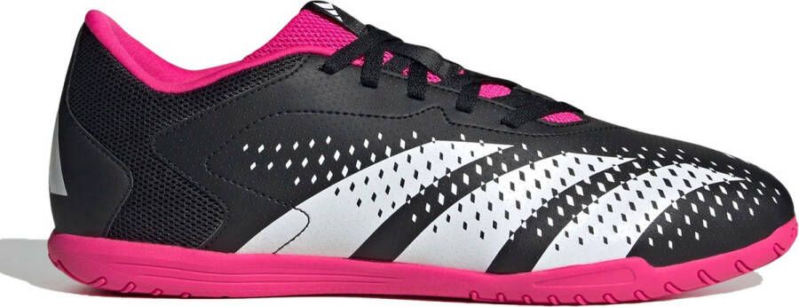 Adidas Performance Predator Accuracy.4 indoor voetbalschoenen zwart wit fuchsia - Foto 3