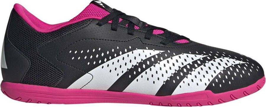 Adidas Performance Predator Accuracy.4 indoor voetbalschoenen zwart wit fuchsia - Foto 3