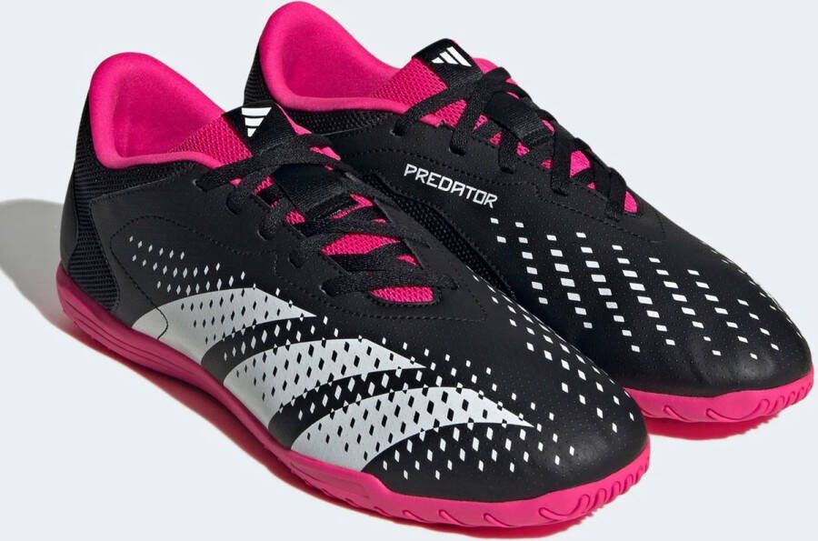 Adidas Performance Predator Accuracy.4 indoor voetbalschoenen zwart wit fuchsia