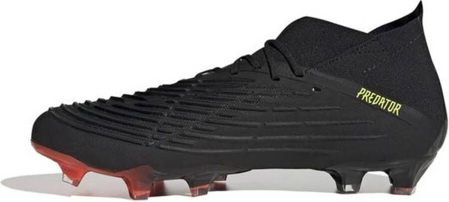 Adidas Predator Edge.1 Gras Voetbalschoenen (FG) Zwart Geel Rood