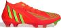 Adidas Predator Edge.1 Firm Ground Voetbalschoenen Solar Red Team Solar Green Core Black - Thumbnail 1
