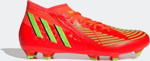Adidas Predator Edge.2 Firm Ground Voetbalschoenen Solar Red Solar Green Core Black Dames