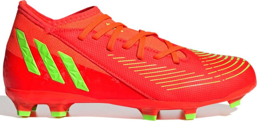 Adidas Perfor ce Predator Edge.3 FG Jr. voetbalschoenen oranje limegroen zwart