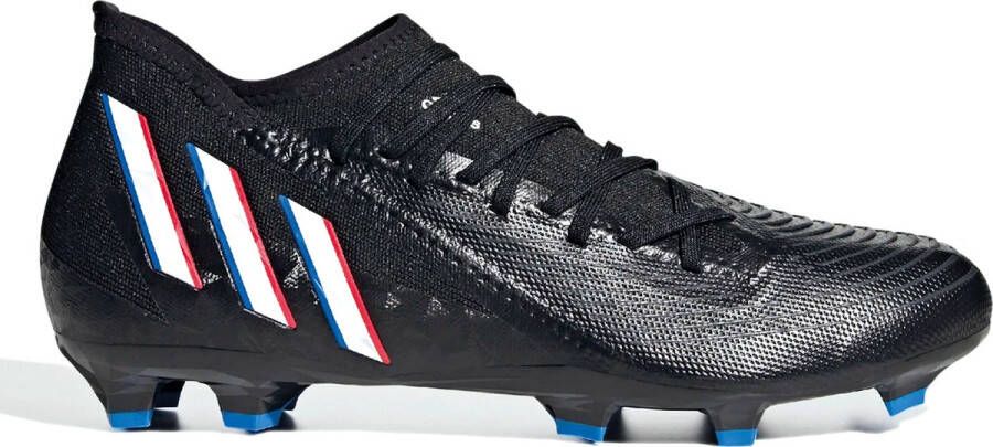Adidas Predator Edge.3 Firm Ground Voetbalschoenen Core Black Cloud White Vivid Red Dames - Foto 2