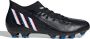 Adidas Predator Edge.3 Multi Ground Voetbalschoenen Core Black Cloud White Vivid Red Dames - Thumbnail 1