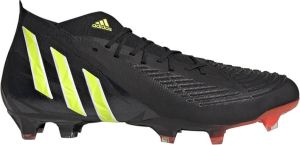 Adidas Predator Edge.1 Gras Voetbalschoenen (FG) Zwart Geel Rood