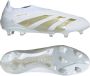Adidas Predator Elite Veterloze Gras Voetbalschoenen (FG) Wit Goud - Thumbnail 4
